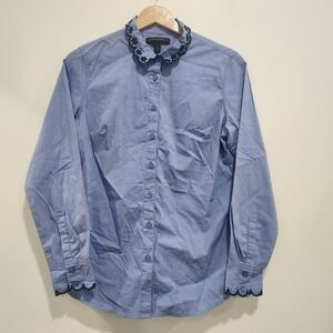 Banana Republic Women's Embroidered Long Sleeve Top Size 6p